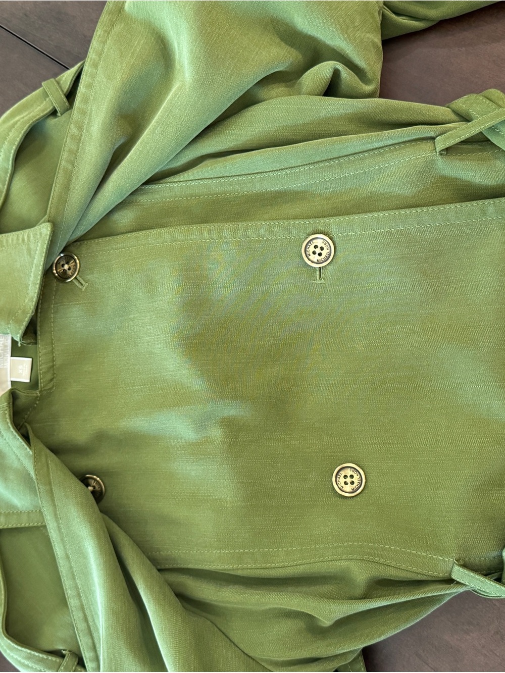 Michael Kors Trench Coat Jacket - Picture 8 of 12
